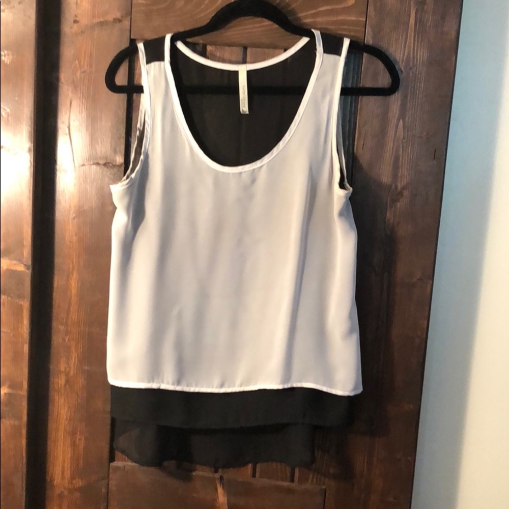 Sheer tunic